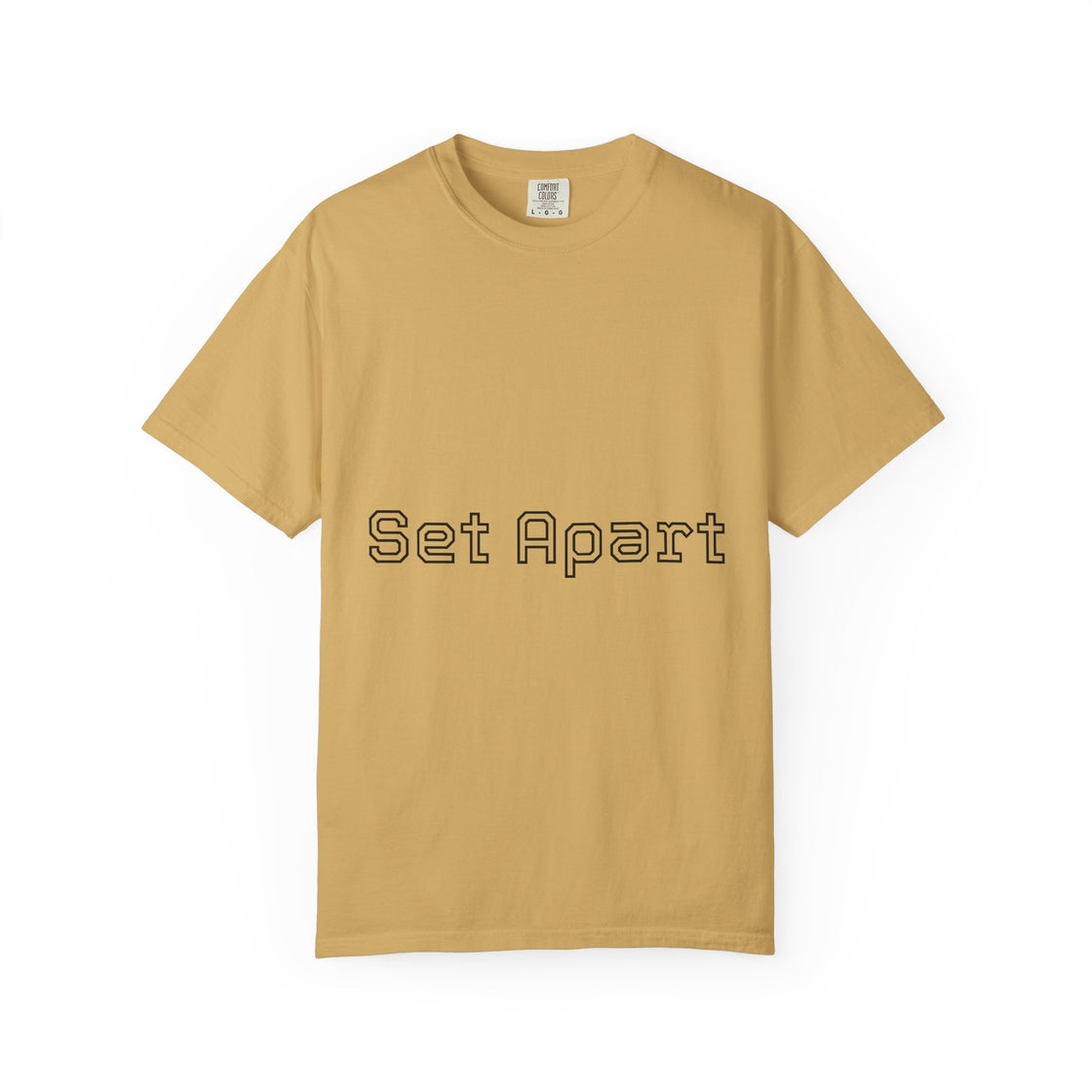 Set Apart Unisex Garment-Dyed T-Shirt, Casual Apparel, Gift for Him/Her, Unique Style, Everyday Wear, Soft Cotton Tee