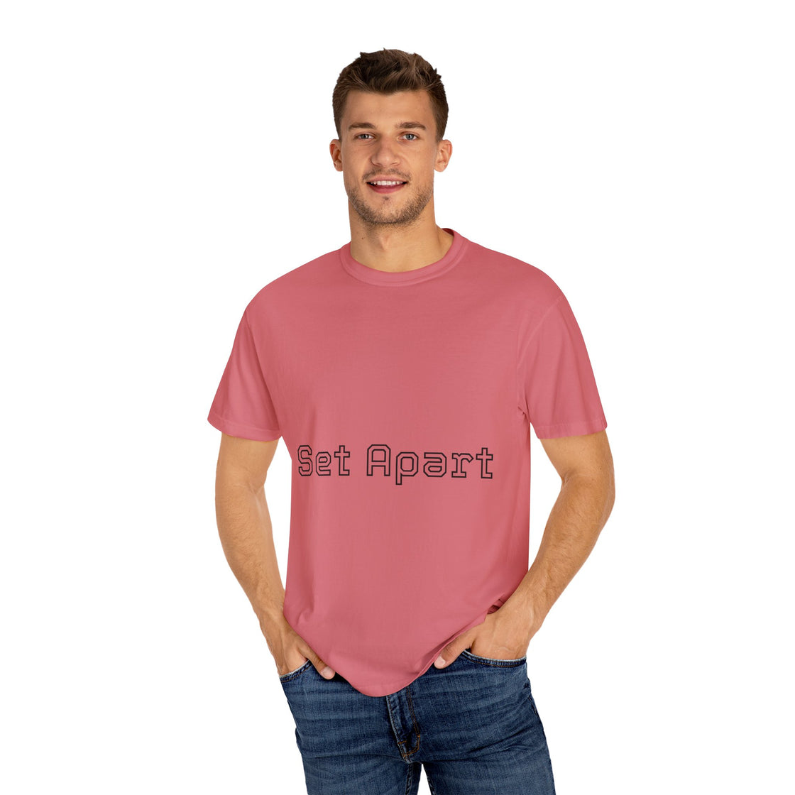 Set Apart Unisex Garment-Dyed T-Shirt, Casual Apparel, Gift for Him/Her, Unique Style, Everyday Wear, Soft Cotton Tee