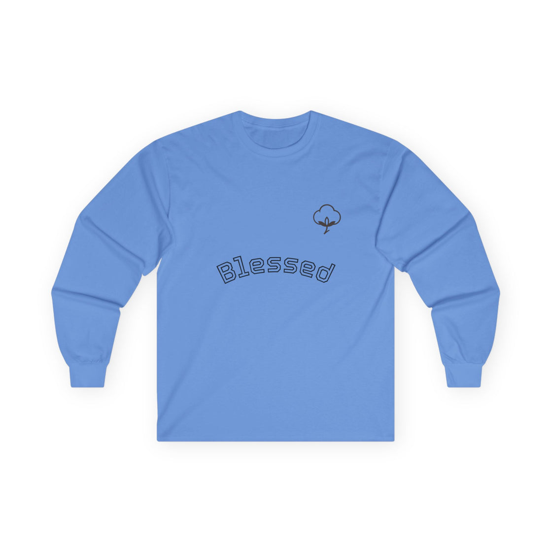 Blessed Unisex Long Sleeve Tee - Comfortable Cotton T-Shirt for Everyday Wear, Gifts, Spirituality, Inspirational Fashion, Cozy Casual Wear
