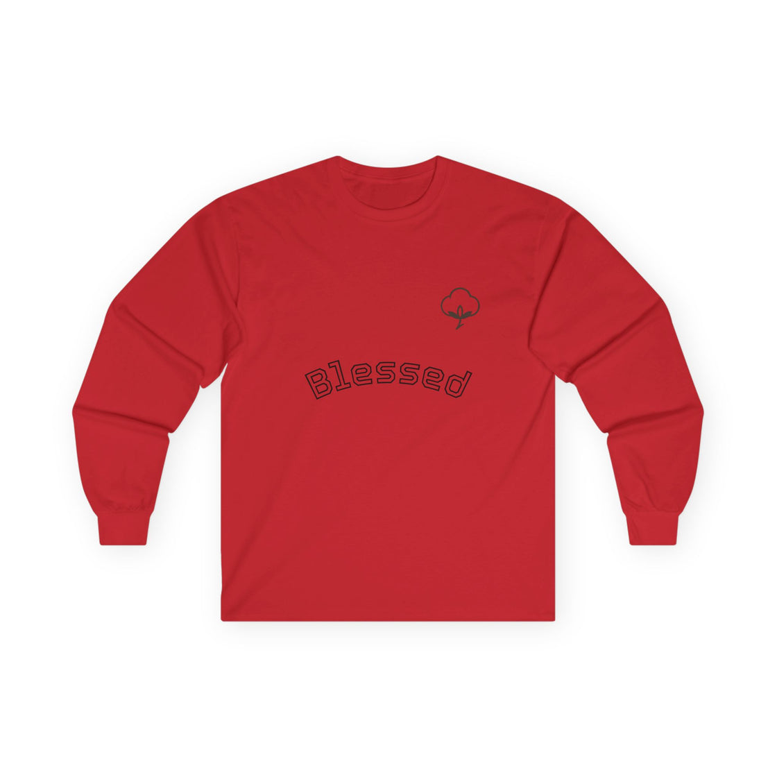 Blessed Unisex Long Sleeve Tee - Comfortable Cotton T-Shirt for Everyday Wear, Gifts, Spirituality, Inspirational Fashion, Cozy Casual Wear