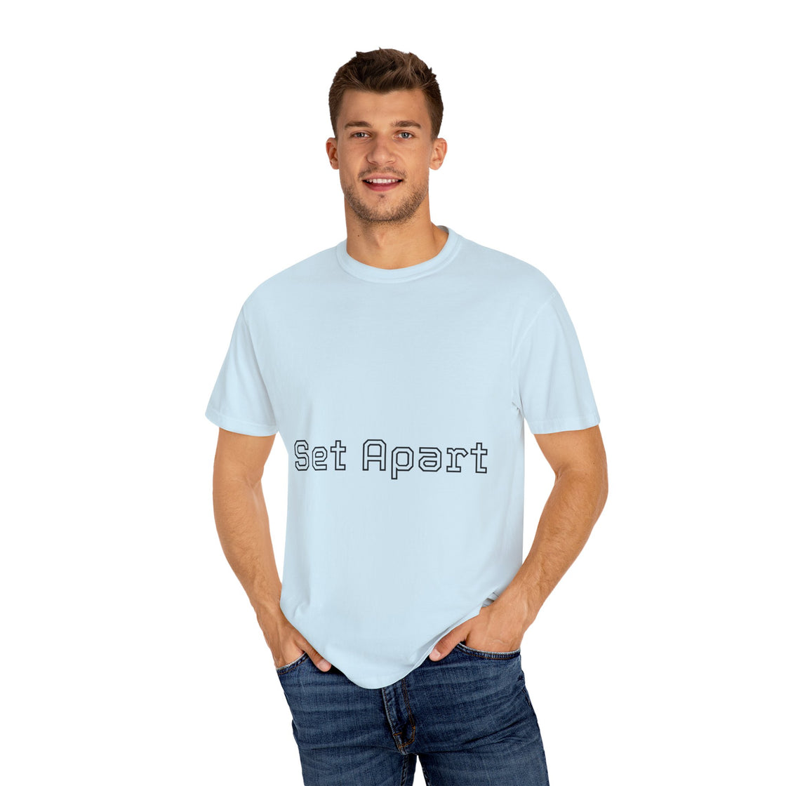 Set Apart Unisex Garment-Dyed T-Shirt, Casual Apparel, Gift for Him/Her, Unique Style, Everyday Wear, Soft Cotton Tee