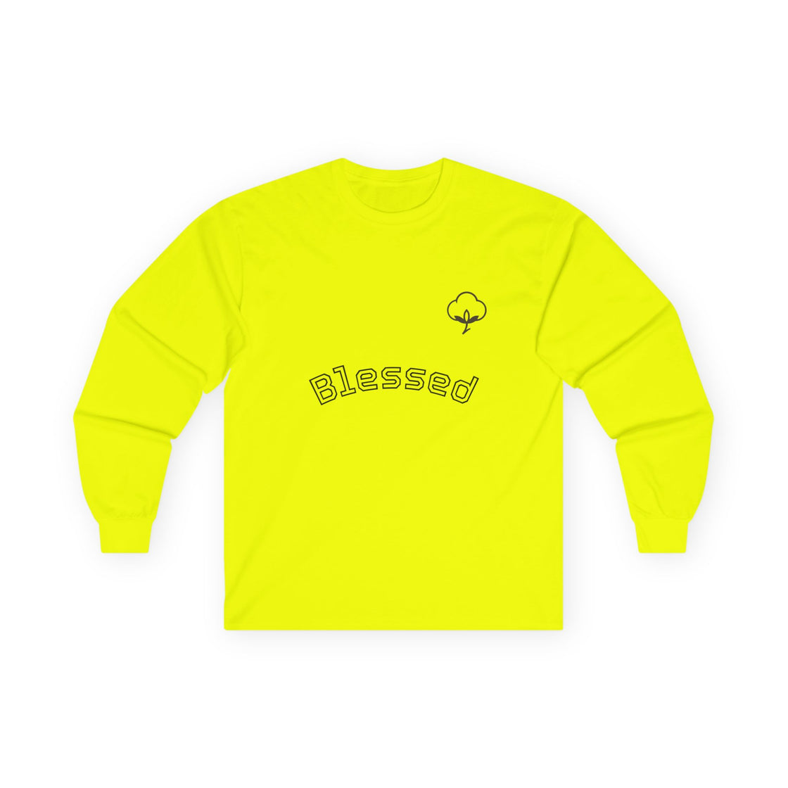 Blessed Unisex Long Sleeve Tee - Comfortable Cotton T-Shirt for Everyday Wear, Gifts, Spirituality, Inspirational Fashion, Cozy Casual Wear