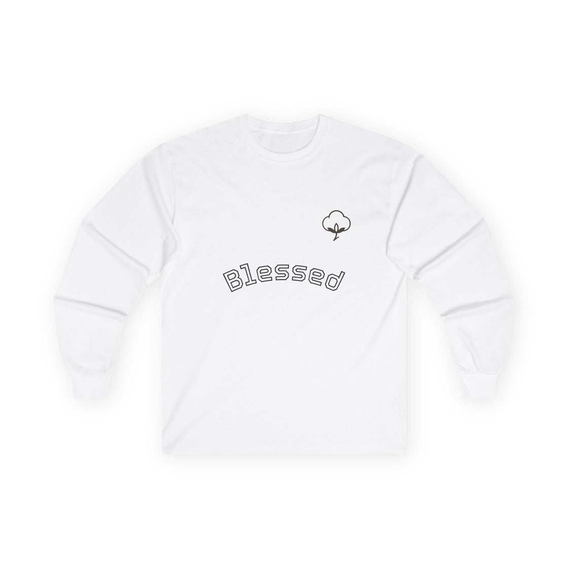 Blessed Unisex Long Sleeve Tee - Comfortable Cotton T-Shirt for Everyday Wear, Gifts, Spirituality, Inspirational Fashion, Cozy Casual Wear