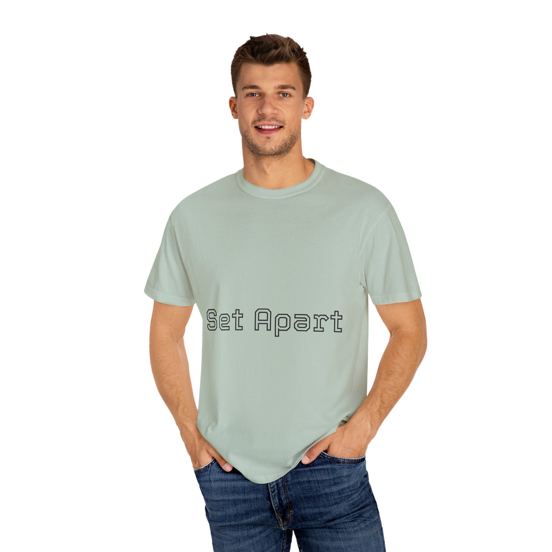 Set Apart Unisex Garment-Dyed T-Shirt, Casual Apparel, Gift for Him/Her, Unique Style, Everyday Wear, Soft Cotton Tee