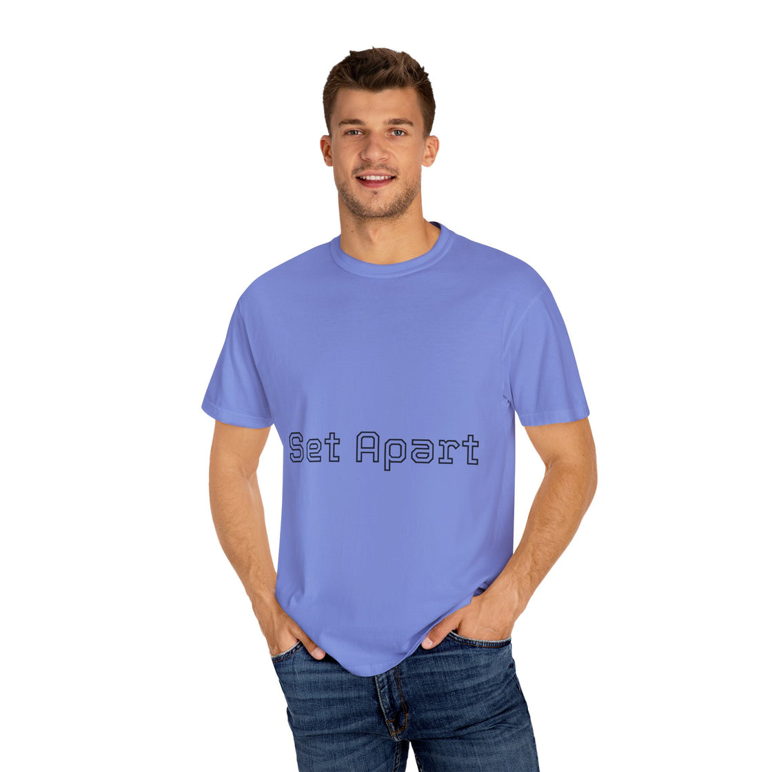 Set Apart Unisex Garment-Dyed T-Shirt, Casual Apparel, Gift for Him/Her, Unique Style, Everyday Wear, Soft Cotton Tee