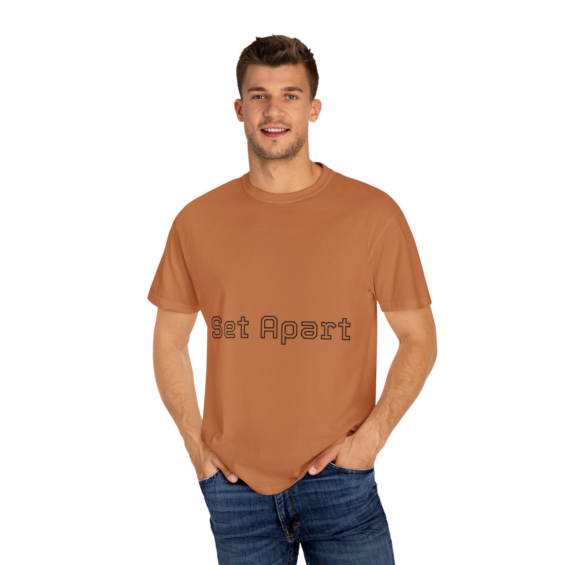 Set Apart Unisex Garment-Dyed T-Shirt, Casual Apparel, Gift for Him/Her, Unique Style, Everyday Wear, Soft Cotton Tee