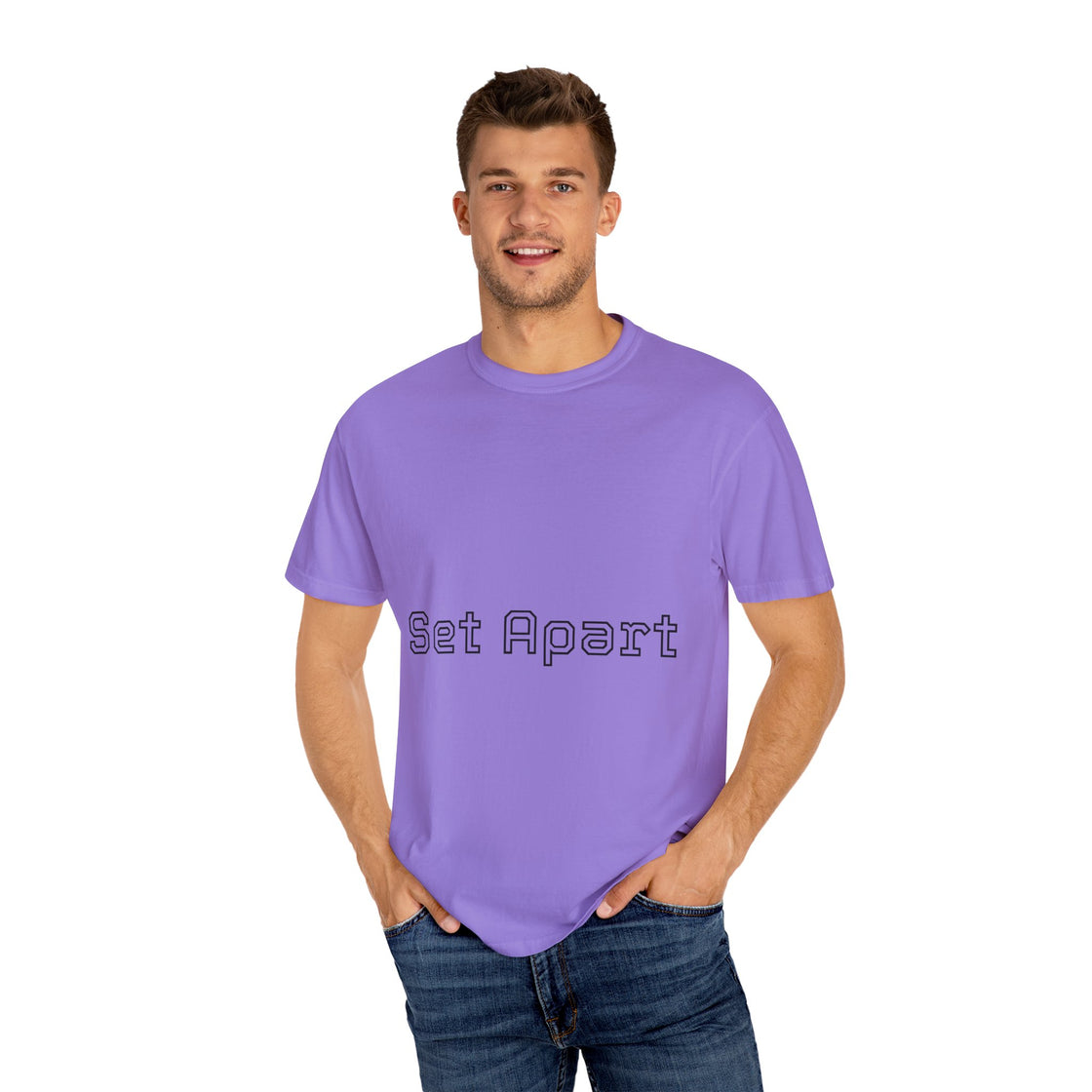 Set Apart Unisex Garment-Dyed T-Shirt, Casual Apparel, Gift for Him/Her, Unique Style, Everyday Wear, Soft Cotton Tee