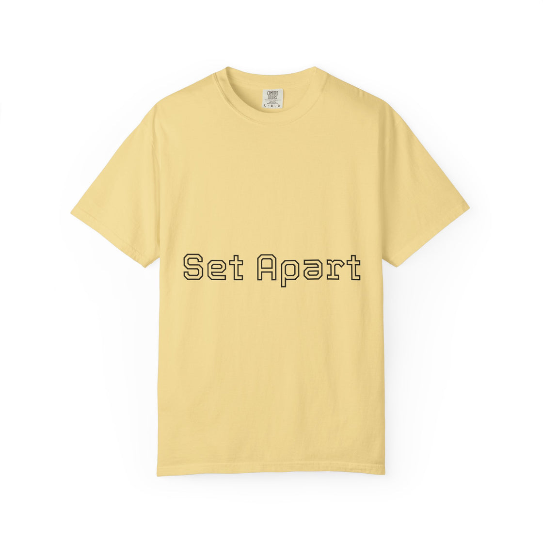 Set Apart Unisex Garment-Dyed T-Shirt, Casual Apparel, Gift for Him/Her, Unique Style, Everyday Wear, Soft Cotton Tee