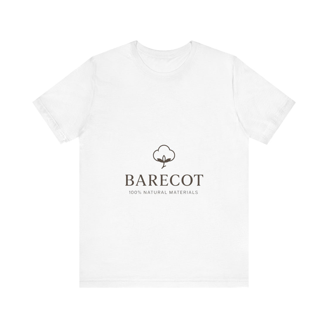 Cotton Logo Tee - Unisex Short Sleeve T-Shirt, Soft Casual Wear for Everyday Style, Gift for Birthdays, Holidays, Comfortable Fashion