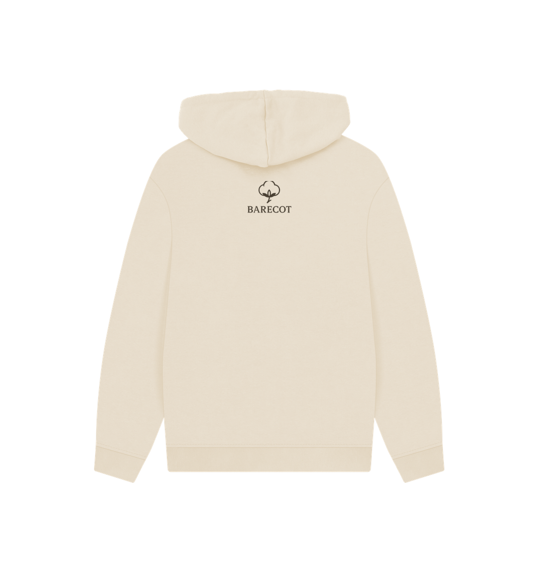 Oat Printed Hoody Back