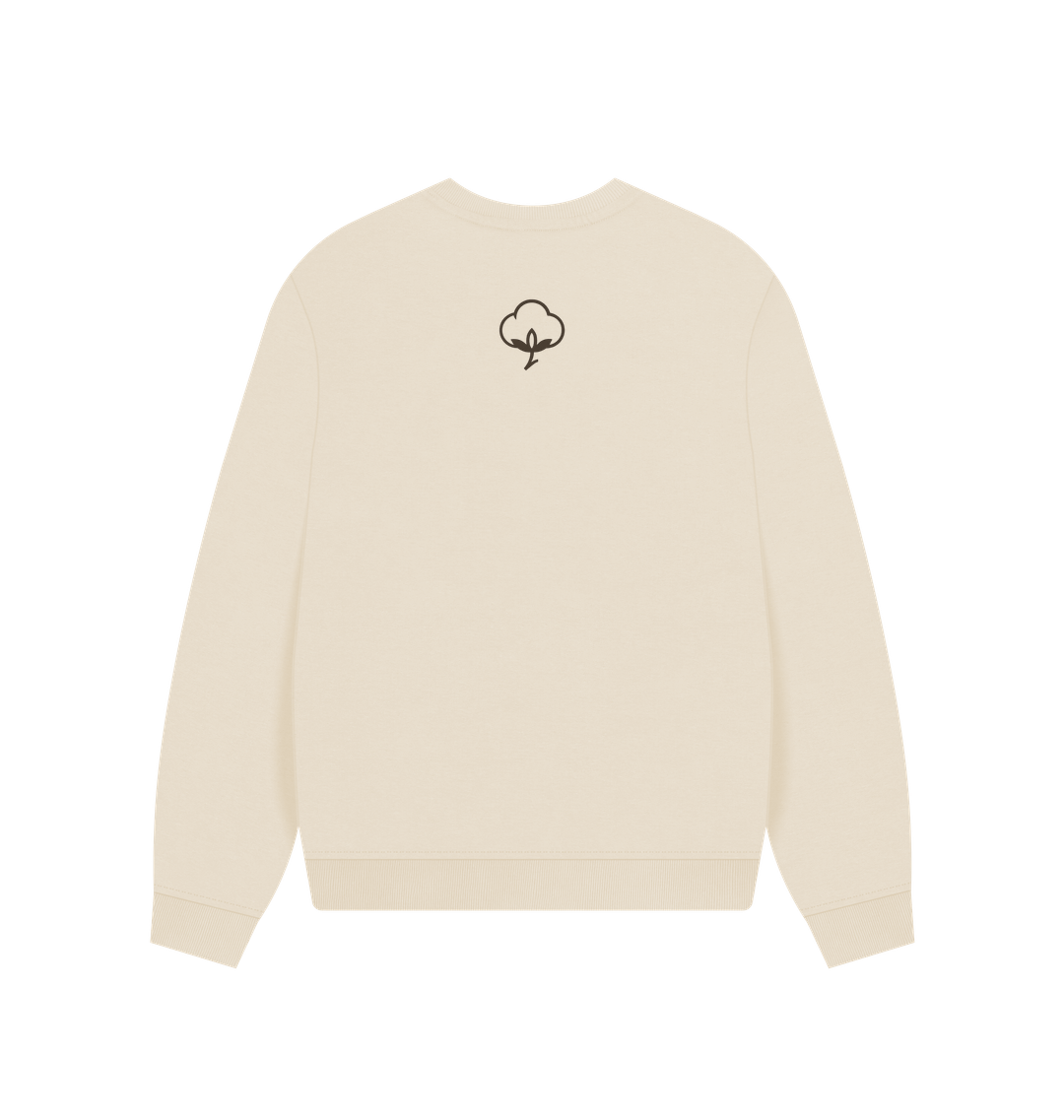 Oat Printed Sweater Back