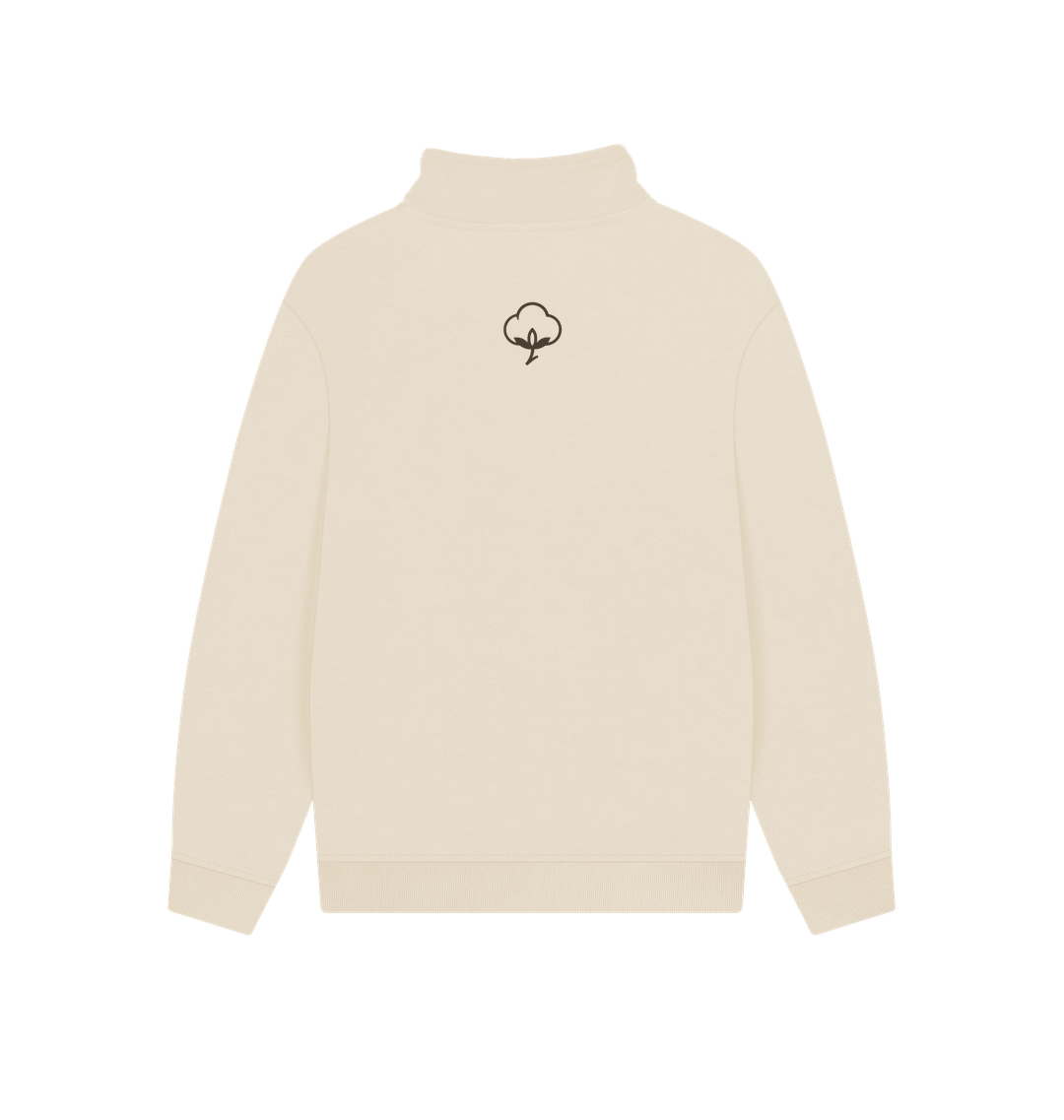 Oat Printed Sweater Back