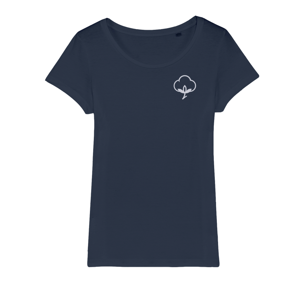 100% Natural materials Organic Jersey Womens T-Shirt