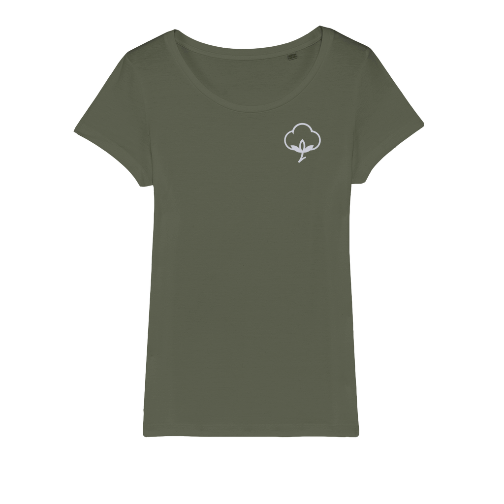 100% Natural materials Organic Jersey Womens T-Shirt