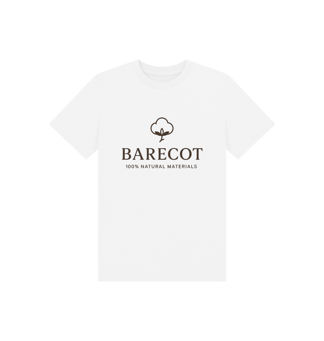 White Printed Kids T-Shirt Front