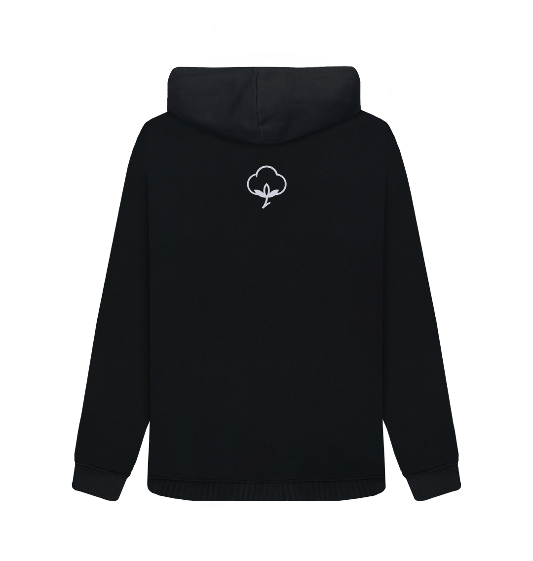 Black Zip hoody Back