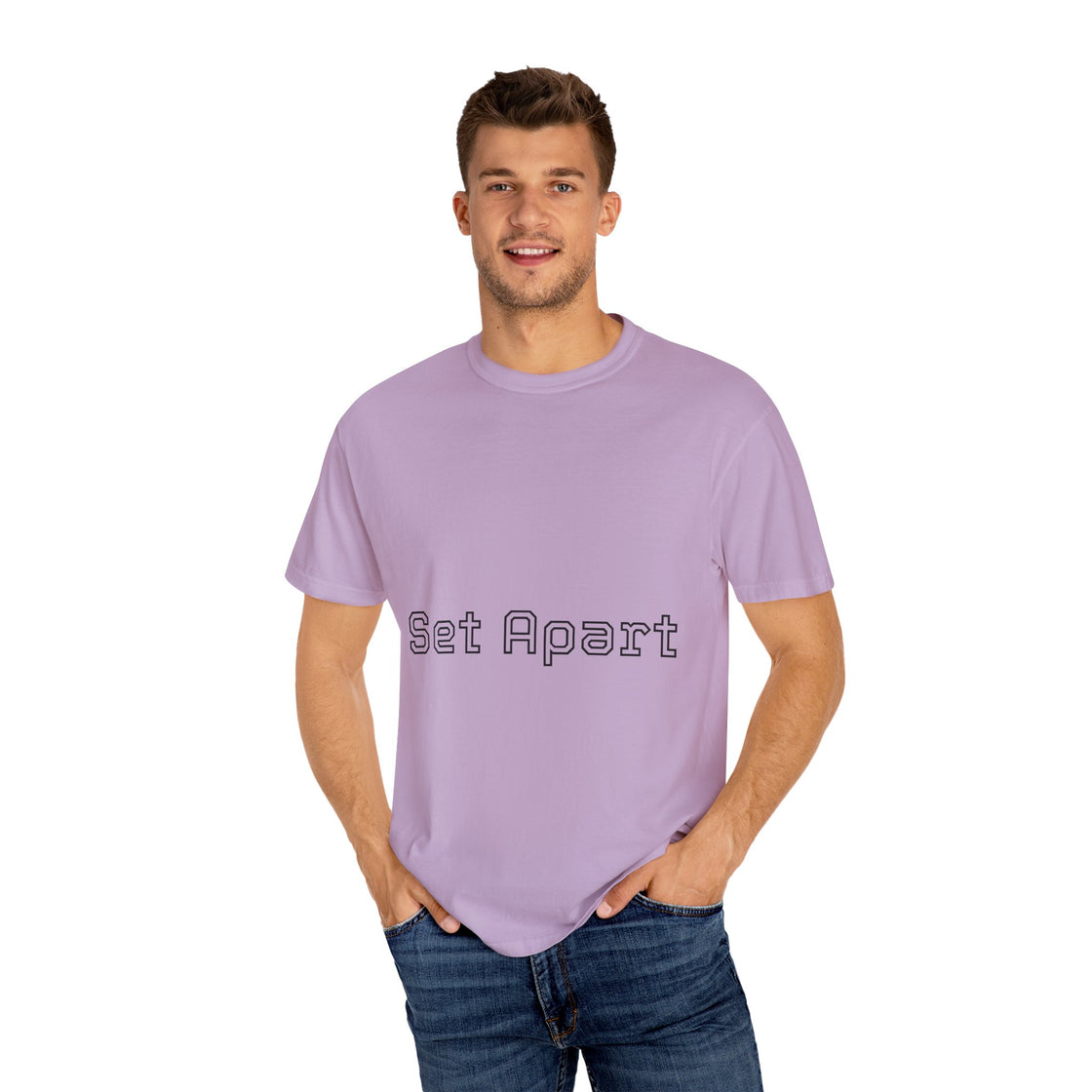 Set Apart Unisex Garment-Dyed T-Shirt, Casual Apparel, Gift for Him/Her, Unique Style, Everyday Wear, Soft Cotton Tee