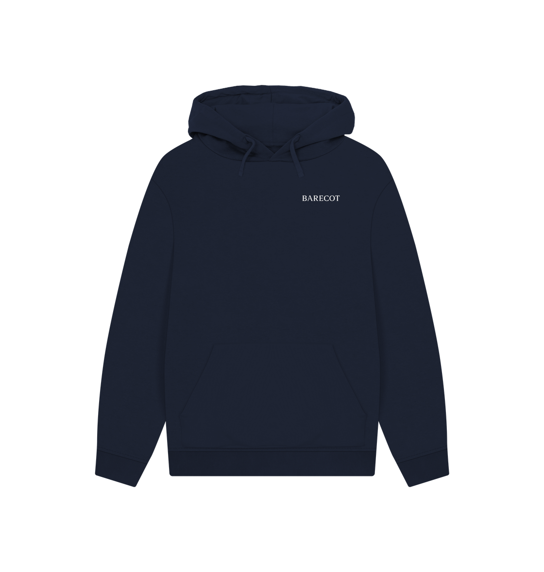 Navy Printed Hoody Front