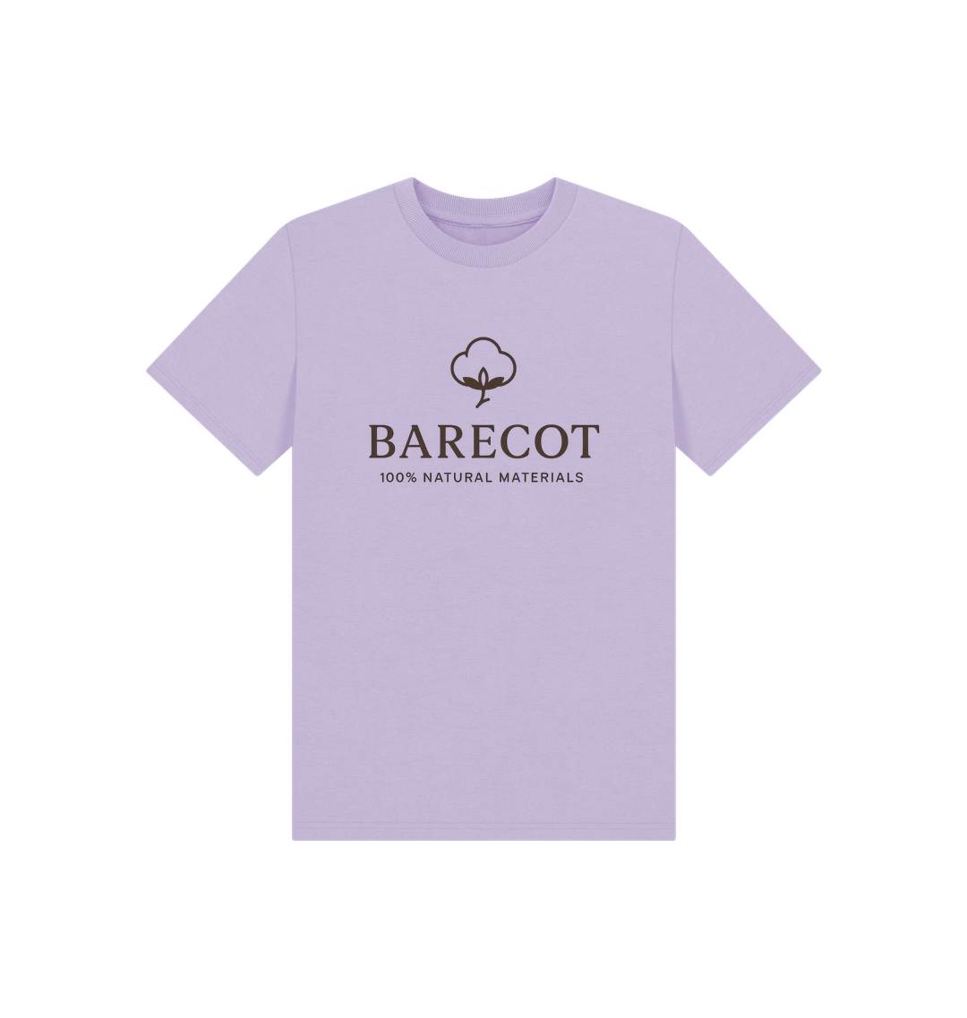 Soft Lilac Printed Kids T-Shirt Front
