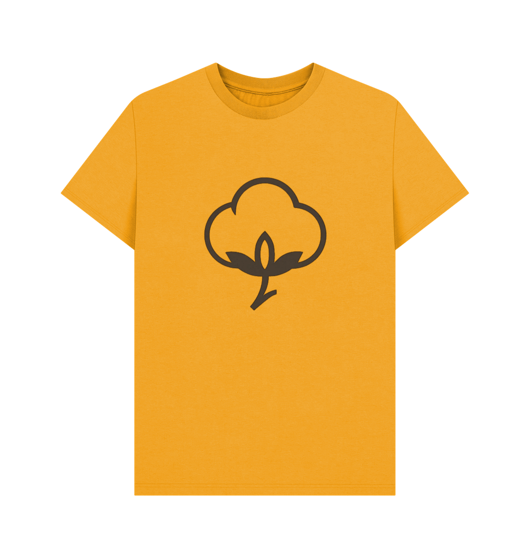 Mustard Printed T-shirt Front