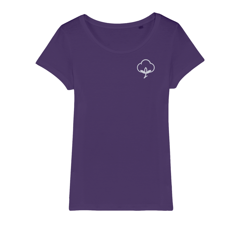 100% Natural materials Organic Jersey Womens T-Shirt