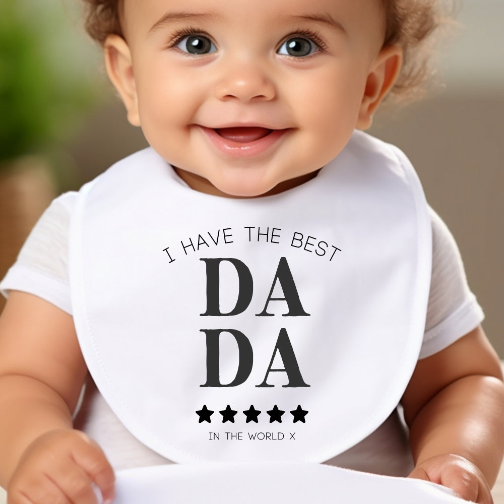 I Have the Best Dada Baby Outfit: Bib, Vest, Baby Grow-1
