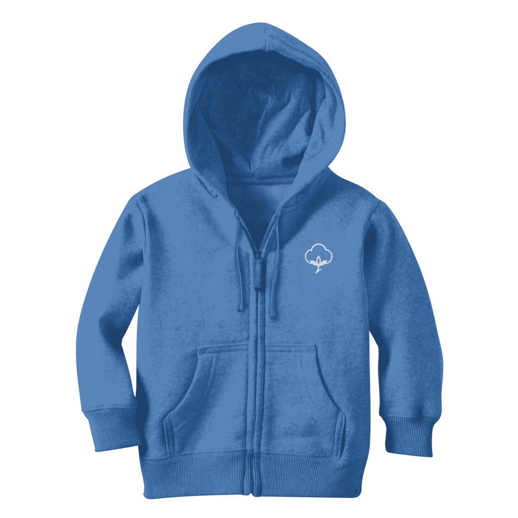 100% Natural materials Classic Kids Zip Hoodie