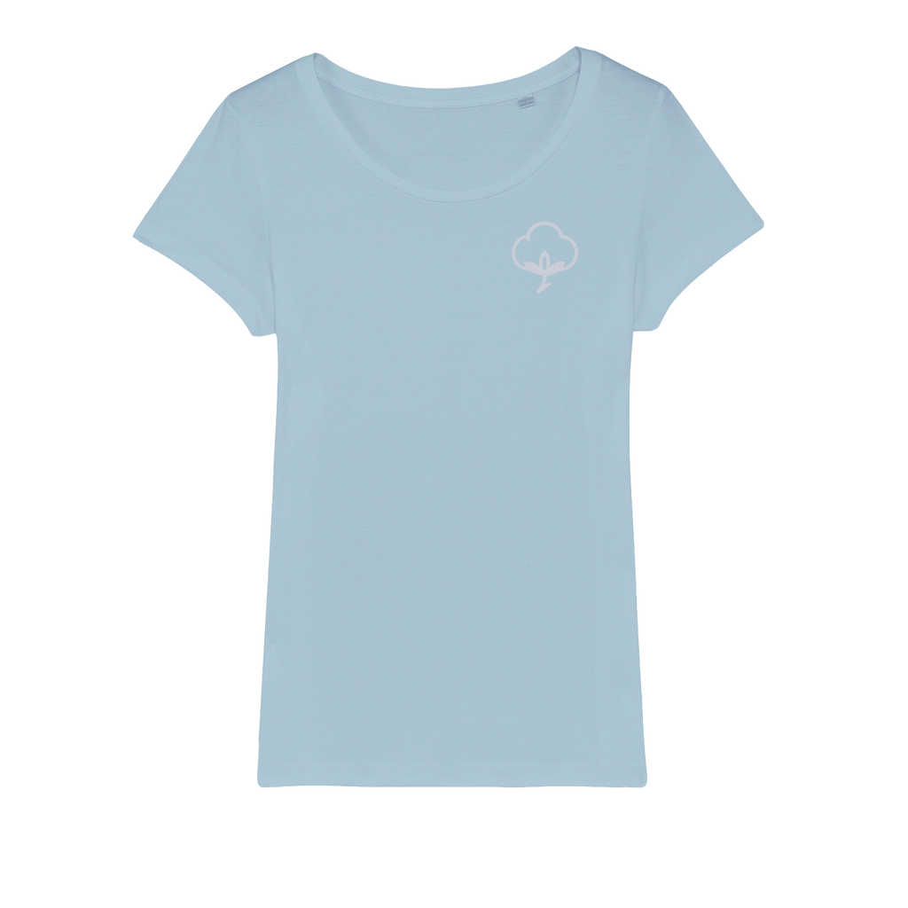 100% Natural materials Organic Jersey Womens T-Shirt