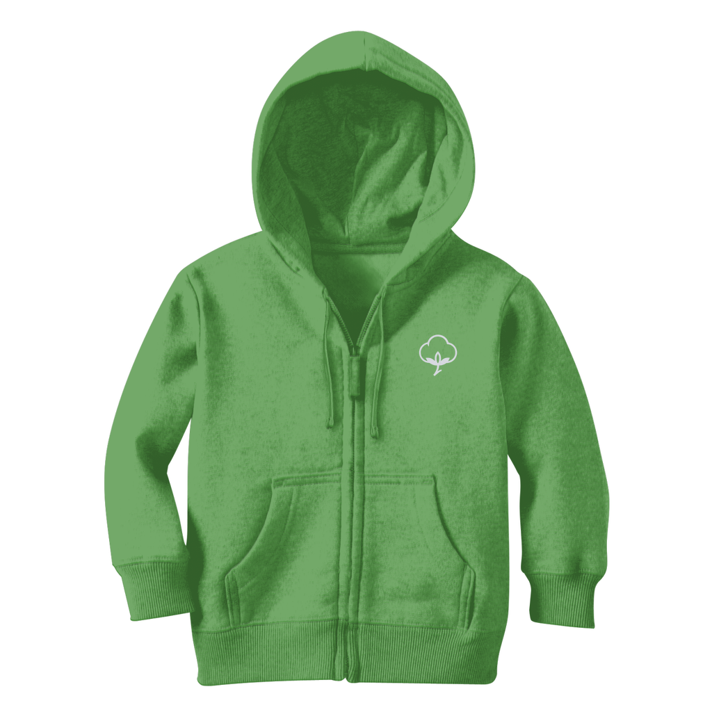 100% Natural materials Classic Kids Zip Hoodie