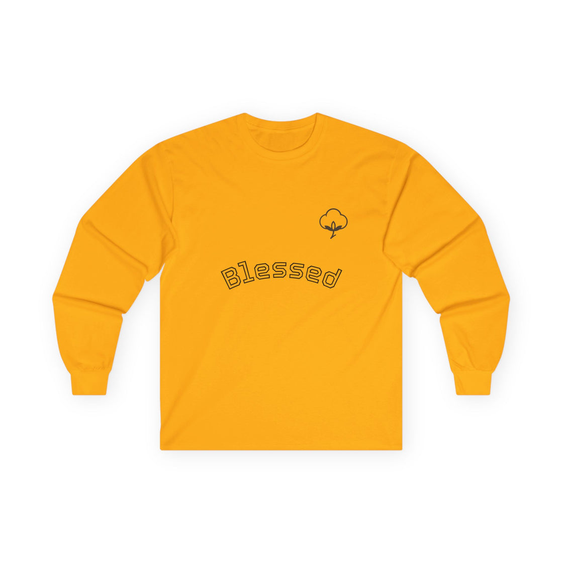 Blessed Unisex Long Sleeve Tee - Comfortable Cotton T-Shirt for Everyday Wear, Gifts, Spirituality, Inspirational Fashion, Cozy Casual Wear