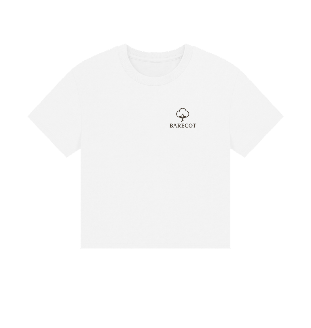 White Printed T-shirt Front