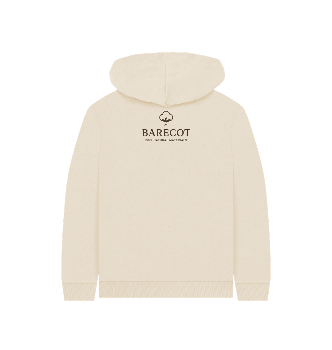 Oat Printed Kids Hoodie Back