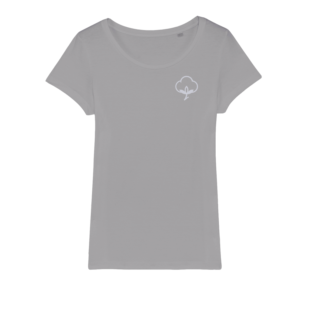 100% Natural materials Organic Jersey Womens T-Shirt