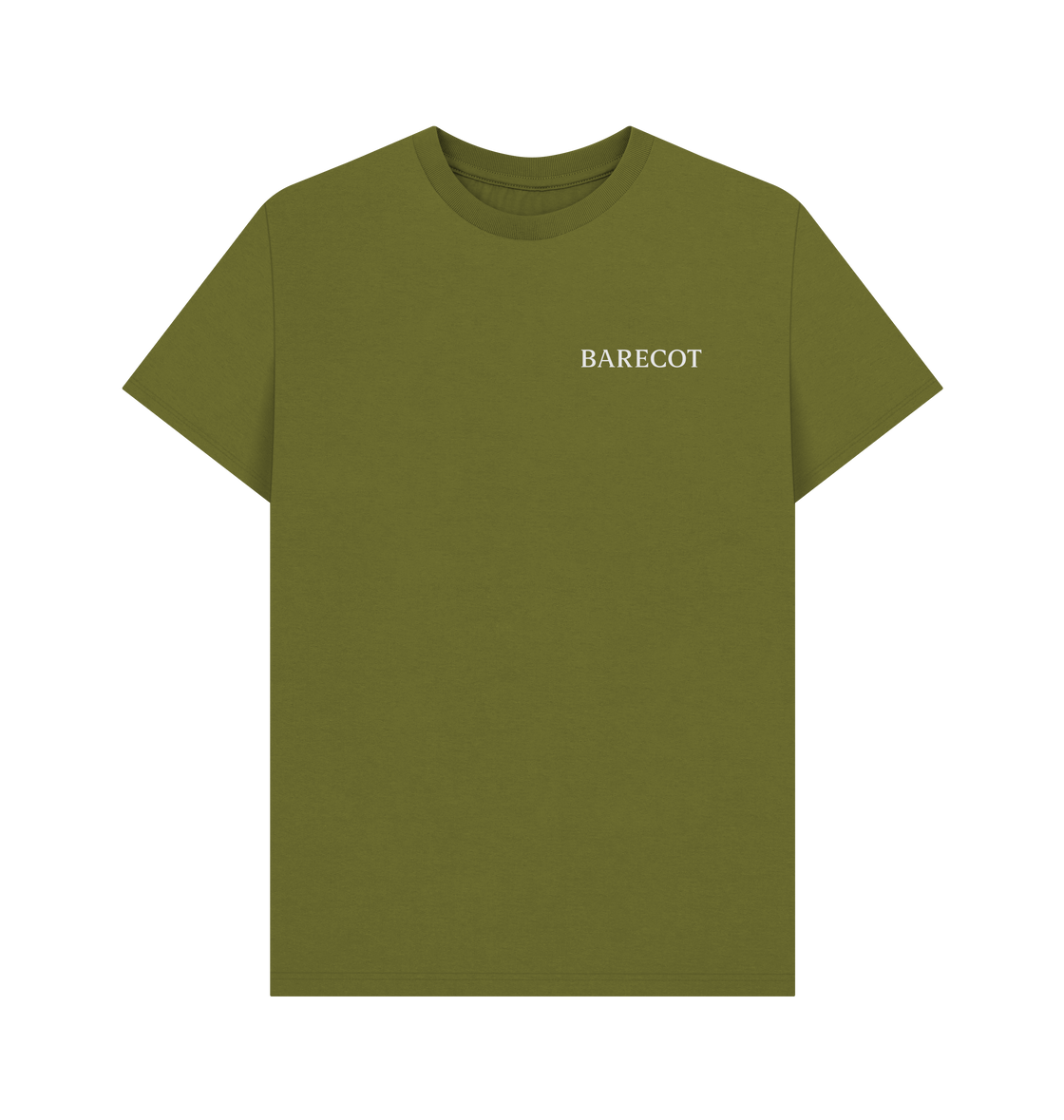 Moss Green Printed T-shirt Front