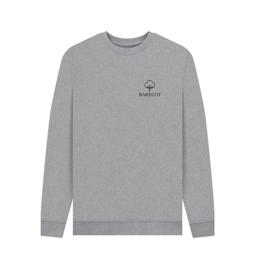 Light Heather Printed Sweater Front