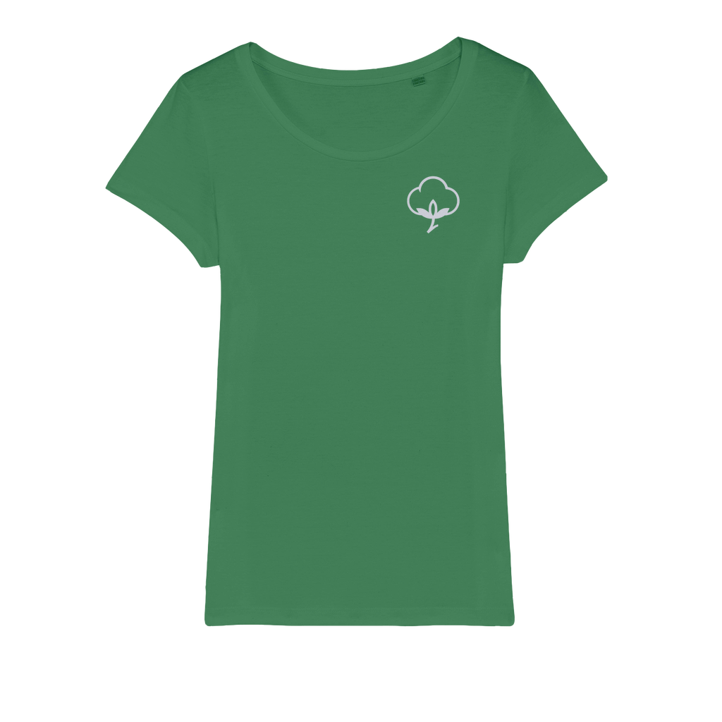 100% Natural materials Organic Jersey Womens T-Shirt