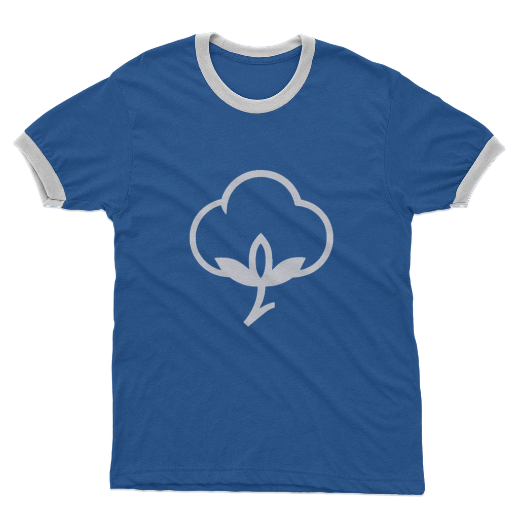 100% Natural materials Adult Ringer T-Shirt