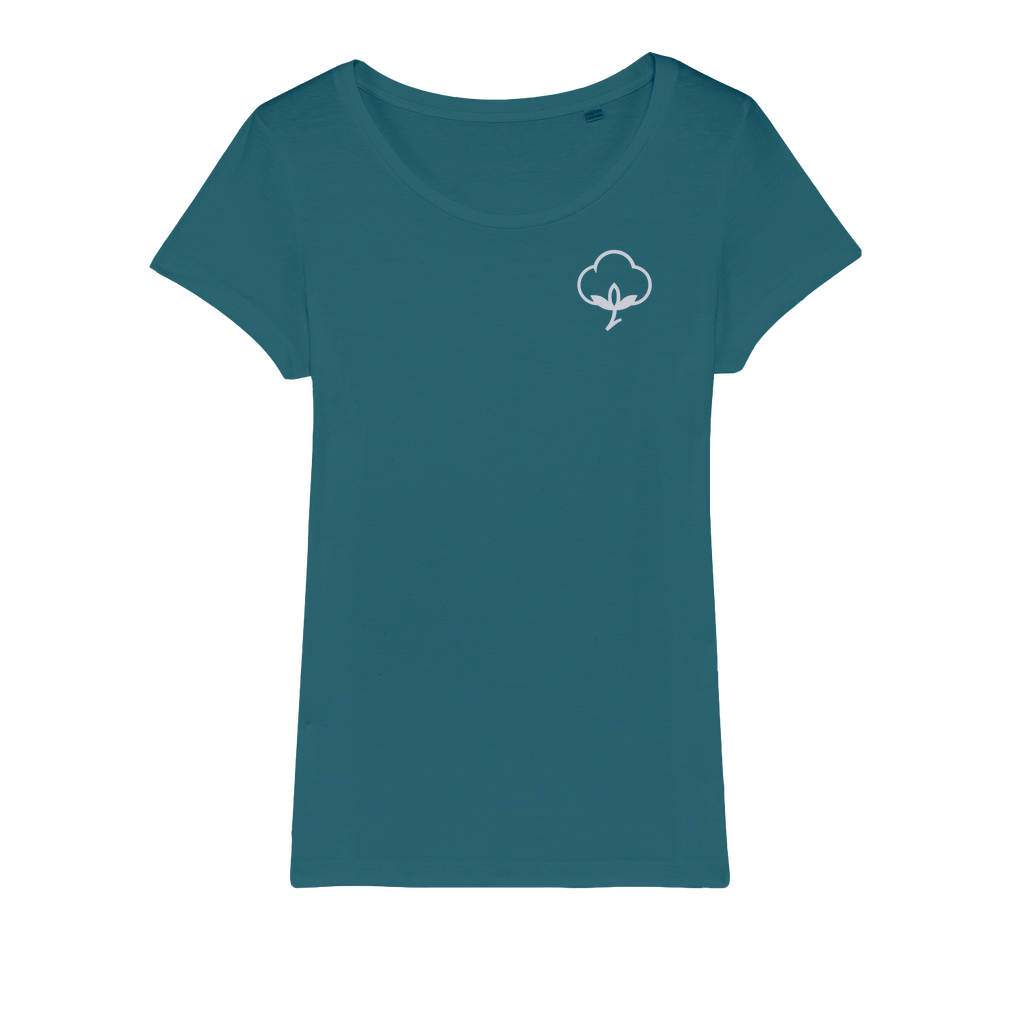 100% Natural materials Organic Jersey Womens T-Shirt