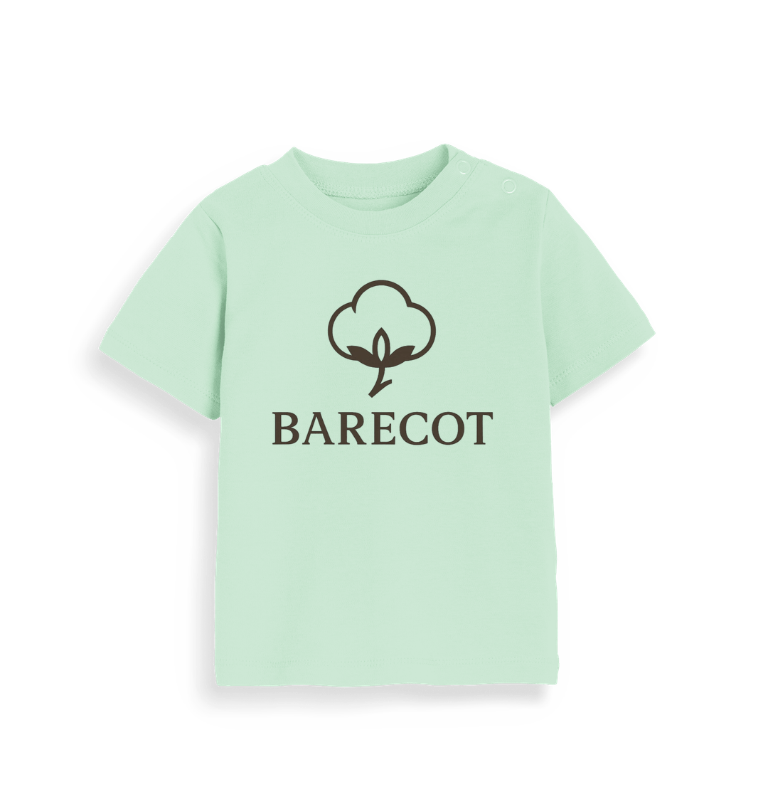 Mint Printed Kids T-Shirt Front