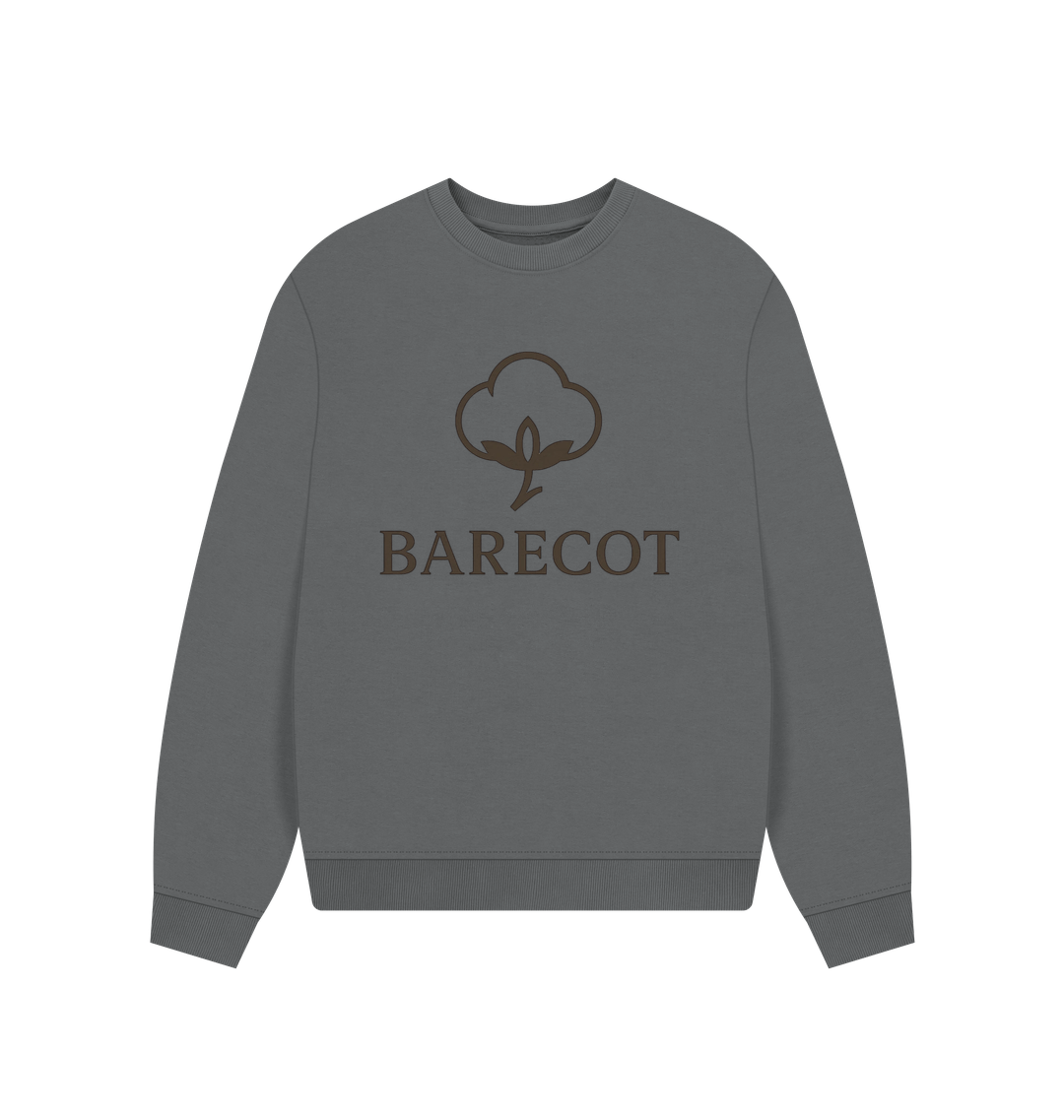 Slate Grey Printed Sweater Front