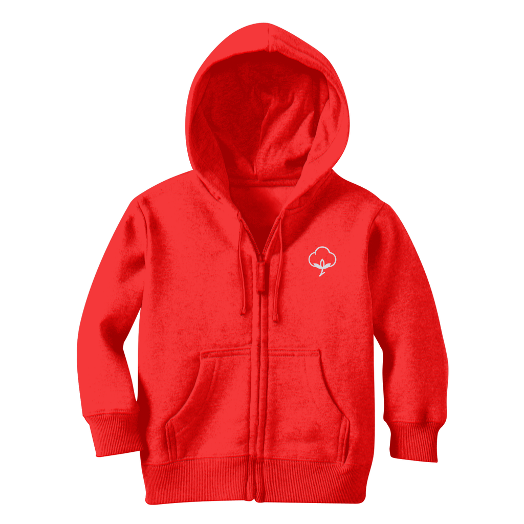 100% Natural materials Classic Kids Zip Hoodie