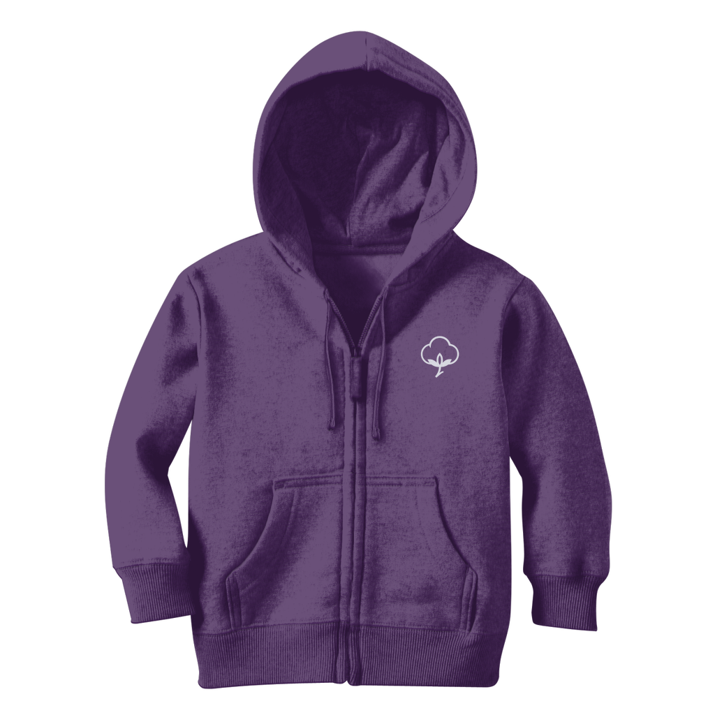 100% Natural materials Classic Kids Zip Hoodie