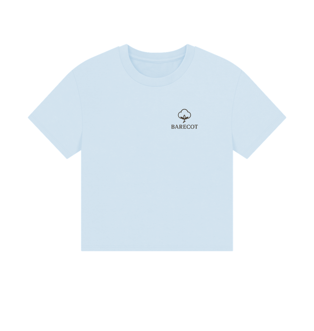 Sky Blue Printed T-shirt Front