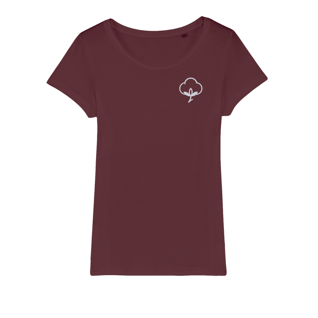 100% Natural materials Organic Jersey Womens T-Shirt