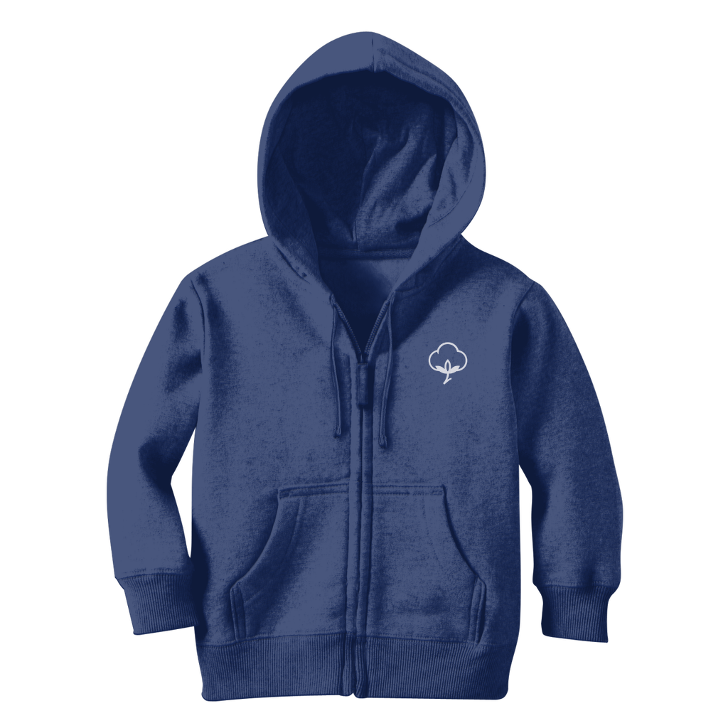 100% Natural materials Classic Kids Zip Hoodie