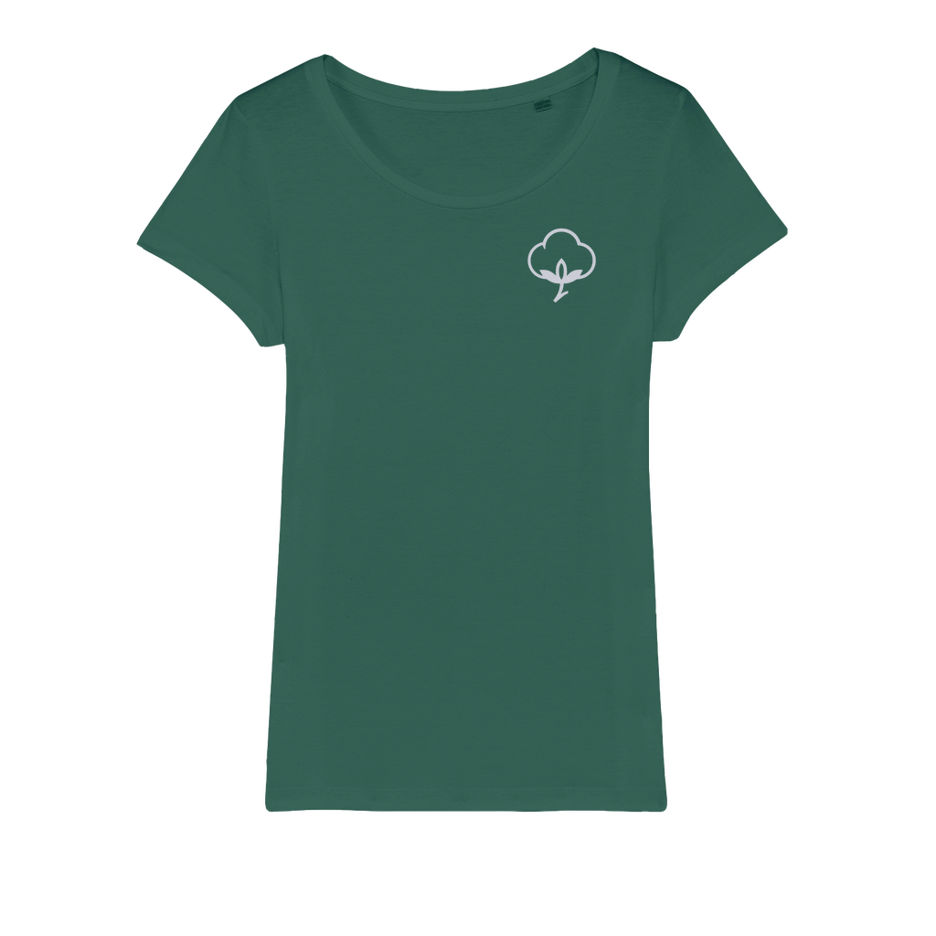 100% Natural materials Organic Jersey Womens T-Shirt